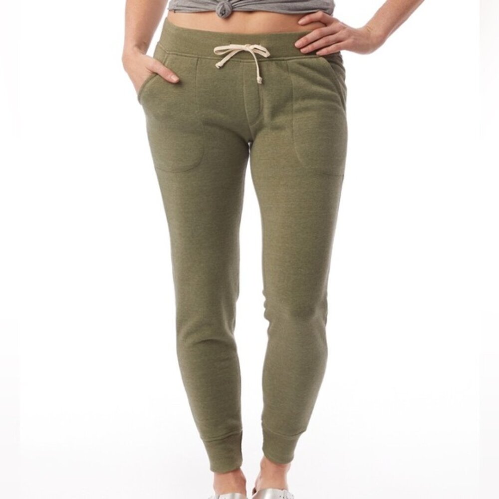 Joggers - Green Camo Print  Women's‎ X-Large By Alternative Apparel